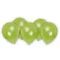 Zöld Metallic Pastel Green léggömb, lufi 8 db-os