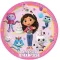 Gabi babaháza Friends papírtányér 8 db-os 20 cm FSC