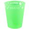 Green Fluorescent, Zöld micro prémium műanyag pohár 250 ml