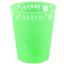 Green Fluorescent, Zöld micro prémium műanyag pohár 250 ml