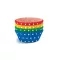 Színes Dots mini muffin papír 40 db-os