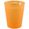 Orange, Narancssárga micro prémium műanyag pohár 250 ml