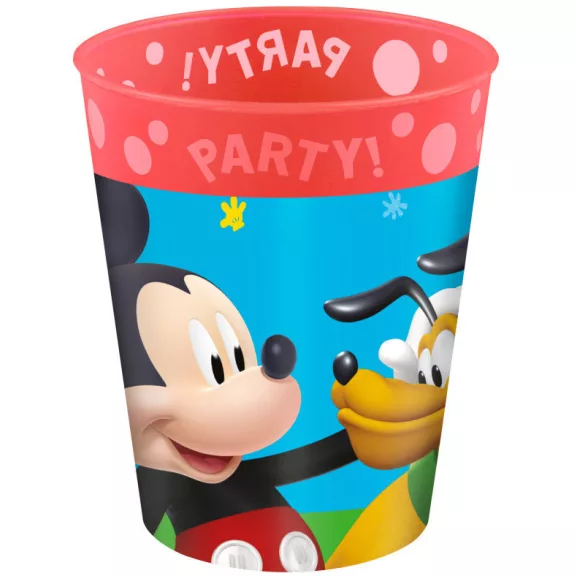 Disney Mickey Rock the House micro prémium műanyag pohár 250 ml Disney Mickey Rock the House micro prémium műanyag pohár 250 ml
