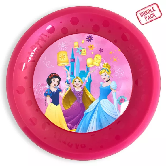 Disney Hercegnők Live Your Story micro prémium műanyag lapostányér 4 db-os szett 21 cm Disney Hercegnők Live Your Story micro prémium műanyag lapostányér 4 db-os szett 21 cm