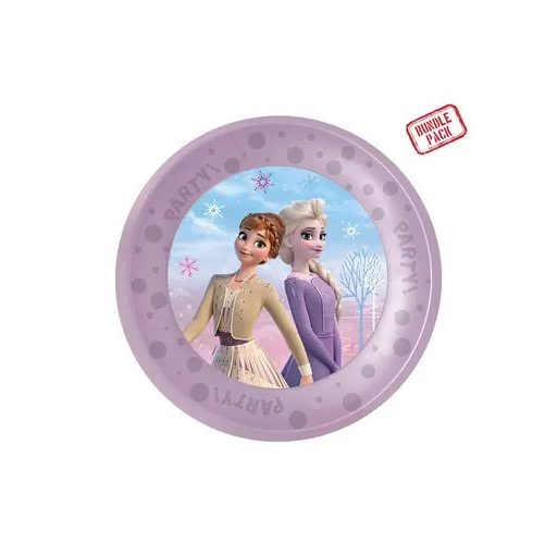 Disney Jégvarázs Wind micro prémium műanyag lapostányér 4 db-os szett 21 cm