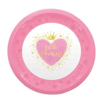   Hercegnők Little Princess micro prémium műanyag lapostányér 21 cm