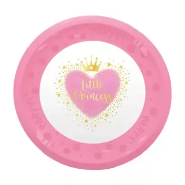   Hercegnők Little Princess micro prémium műanyag lapostányér 21 cm