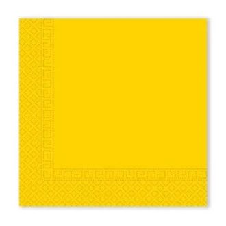 Sárga Unicolour Yellow szalvéta 20 db-os 33x33 cm FSC