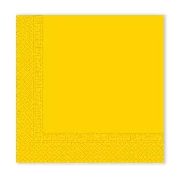   Sárga Unicolour Light Yellow szalvéta 20 db-os 33x33 cm FSC