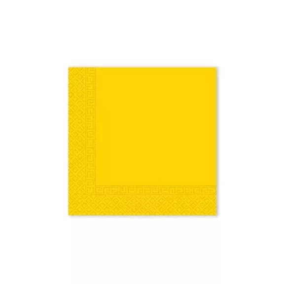 Sárga Unicolour Light Yellow szalvéta 20 db-os 33x33 cm FSC Sárga Unicolour Light Yellow szalvéta 20 db-os 33x33 cm FSC