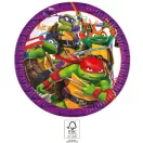 Tini Nindzsa Teknőcök Purple papírtányér 8 db-os 23 cm FSC