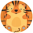 Állatos Zoo papírtányér 8 db-os 23 cm FSC Állatos Zoo papírtányér 8 db-os 23 cm FSC