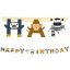 Állatos Zoo Happy Birthday felirat FSC 2 m