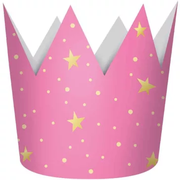 Hercegnők Little Princess parti korona 4 db-os