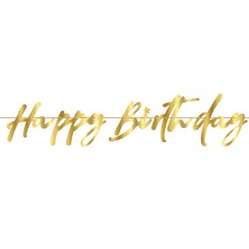 Happy Birthday Candles papír felirat 2 m