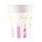 Happy Birthday Candles papír pohár 8 db-os 200 ml FSC