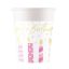 Happy Birthday Candles papír pohár 8 db-os 200 ml FSC