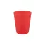 Piros Bright red micro prémium műanyag pohár 250 ml