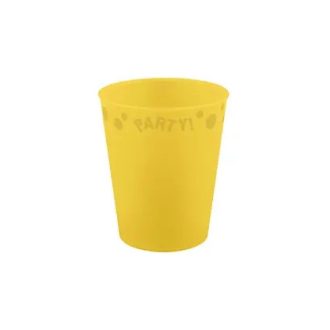 Sárga Yellow micro prémium műanyag pohár 250 ml