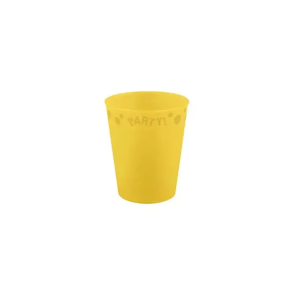 Sárga Yellow micro prémium műanyag pohár 250 ml Sárga Yellow micro prémium műanyag pohár 250 ml
