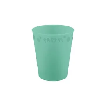 Zöld Pastel Mint micro prémium műanyag pohár 250 ml