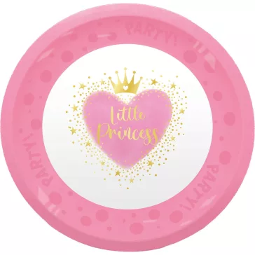   Hercegnők Little Princess micro prémium műanyag lapostányér 4 db-os szett 21 cm