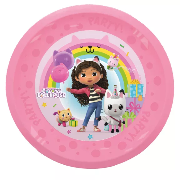 Gabi babaháza Friends micro prémium műanyag lapostányér 4 db-os szett 21 cm Gabi babaháza Friends micro prémium műanyag lapostányér 4 db-os szett 21 cm