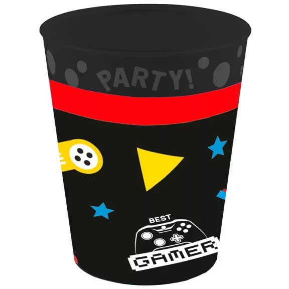 Gaming Party micro prémium műanyag pohár szett 4 db-os 250 ml Gaming Party micro prémium műanyag pohár szett 4 db-os 250 ml