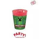 Minecraft Party micro prémium műanyag pohár szett 4 db-os 250 ml Minecraft Party micro prémium műanyag pohár szett 4 db-os 250 ml