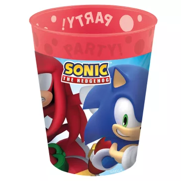   Sonic a sündisznó Sega micro prémium műanyag pohár szett 4 db-os 250 ml