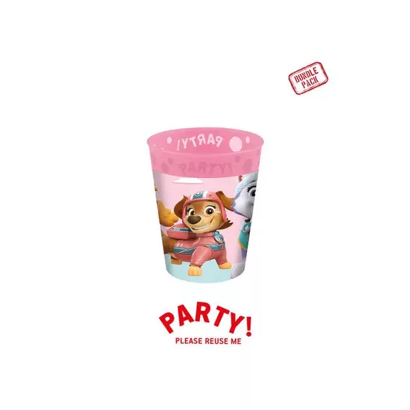 Mancs Őrjárat Skye and Everest micro prémium műanyag pohár szett 4 db-os 250 ml