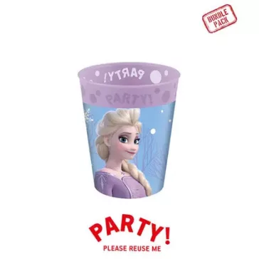   Disney Jégvarázs Wind micro prémium műanyag pohár szett 4 db-os 250 ml