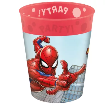   Pókember Crime Fighter micro prémium műanyag pohár szett 4 db-os 250 ml
