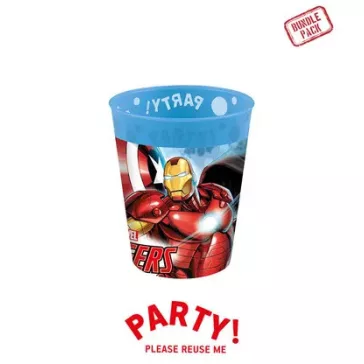   Bosszúállók Infinity Stones micro prémium műanyag pohár szett 4 db-os 250 ml