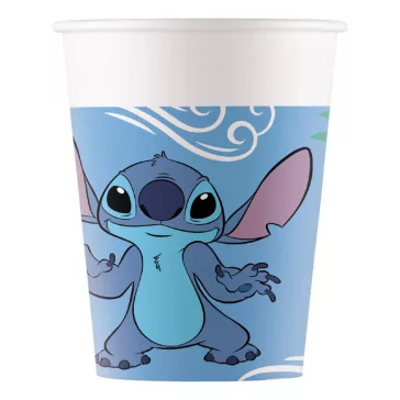   Disney Lilo és Stitch, A csillagkutya Angel papír pohár 8 db-os 200 ml FSC