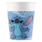 Disney Lilo és Stitch, A csillagkutya Angel papír pohár 8 db-os 200 ml FSC