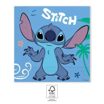   Disney Lilo és Stitch, A csillagkutya Angel szalvéta 20 db-os 33x33 cm FSC