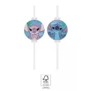 Disney Lilo és Stitch, A csillagkutya Angel papír szívószál, 4 db-os szett FSC Disney Lilo és Stitch, A csillagkutya Angel papír szívószál, 4 db-os szett FSC