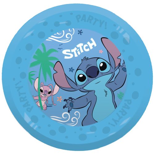Disney Lilo és Stitch, A csillagkutya Angel micro prémium műanyag lapostányér 4 db-os szett 21 cm