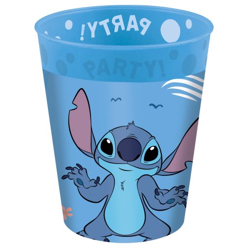 Disney Lilo és Stitch, A csillagkutya Angel micro prémium műanyag pohár szett 4 db-os 250 ml