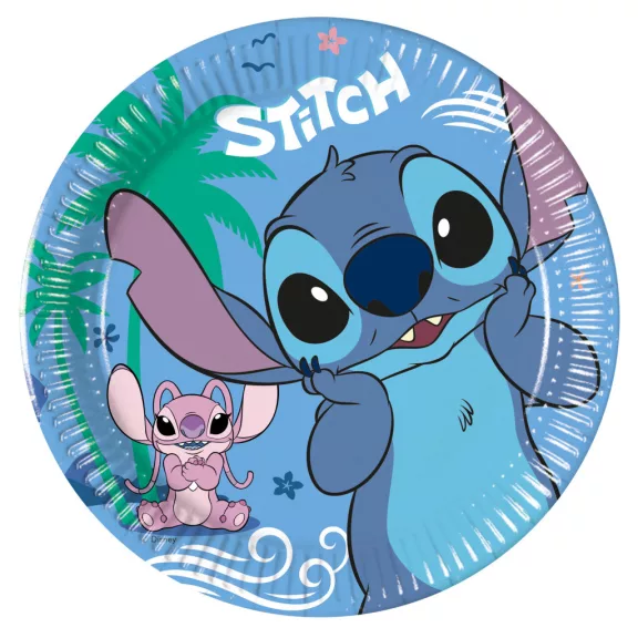 Disney Lilo és Stitch, A csillagkutya Angel papírtányér 8 db-os 20 cm FSC Disney Lilo és Stitch, A csillagkutya Angel papírtányér 8 db-os 20 cm FSC