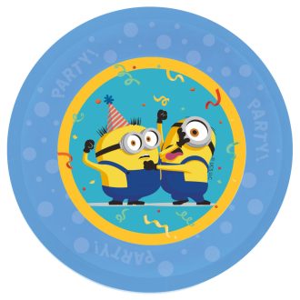   Minyonok The Rise of Gru micro prémium műanyag lapostányér 4 db-os szett 21 cm