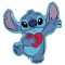 Disney Lilo és Stitch, A csillagkutya Heart fólia lufi 86 cm