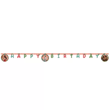 Disney Vaiana Sailing Spirit Happy Birthday felirat FSC 2 m