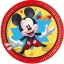 Disney Mickey Jump Into Fun papírtányér 8 db-os 20 cm FSC