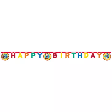 Disney Mickey Jump Into Fun Happy Birthday felirat FSC 2 m