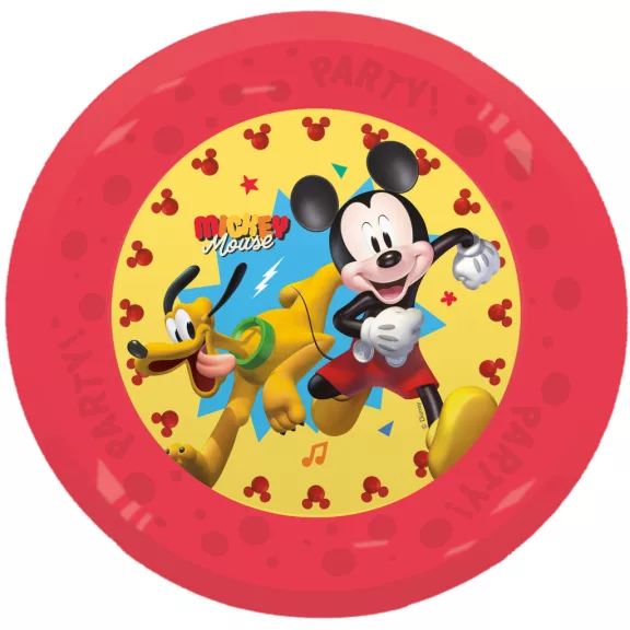 Disney Mickey Jump Into Fun micro prémium műanyag lapostányér 4 db-os szett 21 cm Disney Mickey Jump Into Fun micro prémium műanyag lapostányér 4 db-os szett 21 cm