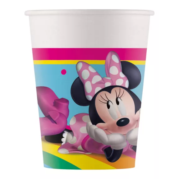 Disney Minnie Makes Me Smile papír pohár 8 db-os 200 ml FSC Disney Minnie Makes Me Smile papír pohár 8 db-os 200 ml FSC
