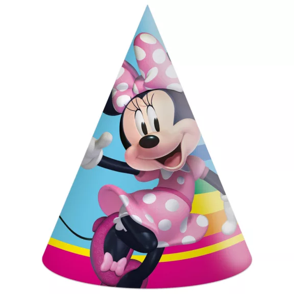 Disney Minnie Makes Me Smile parti kalap, csákó 6 db-os FSC Disney Minnie Makes Me Smile parti kalap, csákó 6 db-os FSC