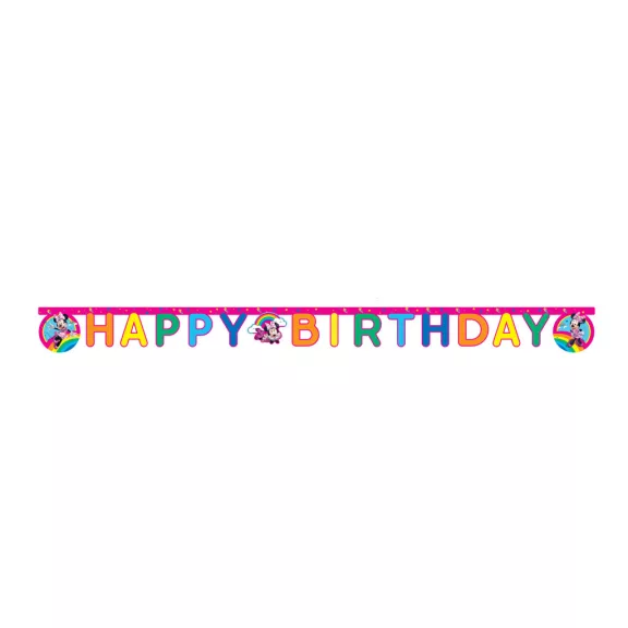 Disney Minnie Makes Me Smile Happy Birthday felirat FSC 2 m Disney Minnie Makes Me Smile Happy Birthday felirat FSC 2 m